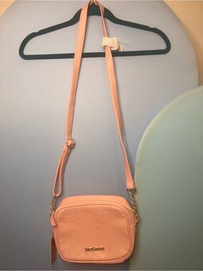 Juicy Couture | NWT Light / Baby-Pink Embossed Crossbody Bag | MSRP: $89.00